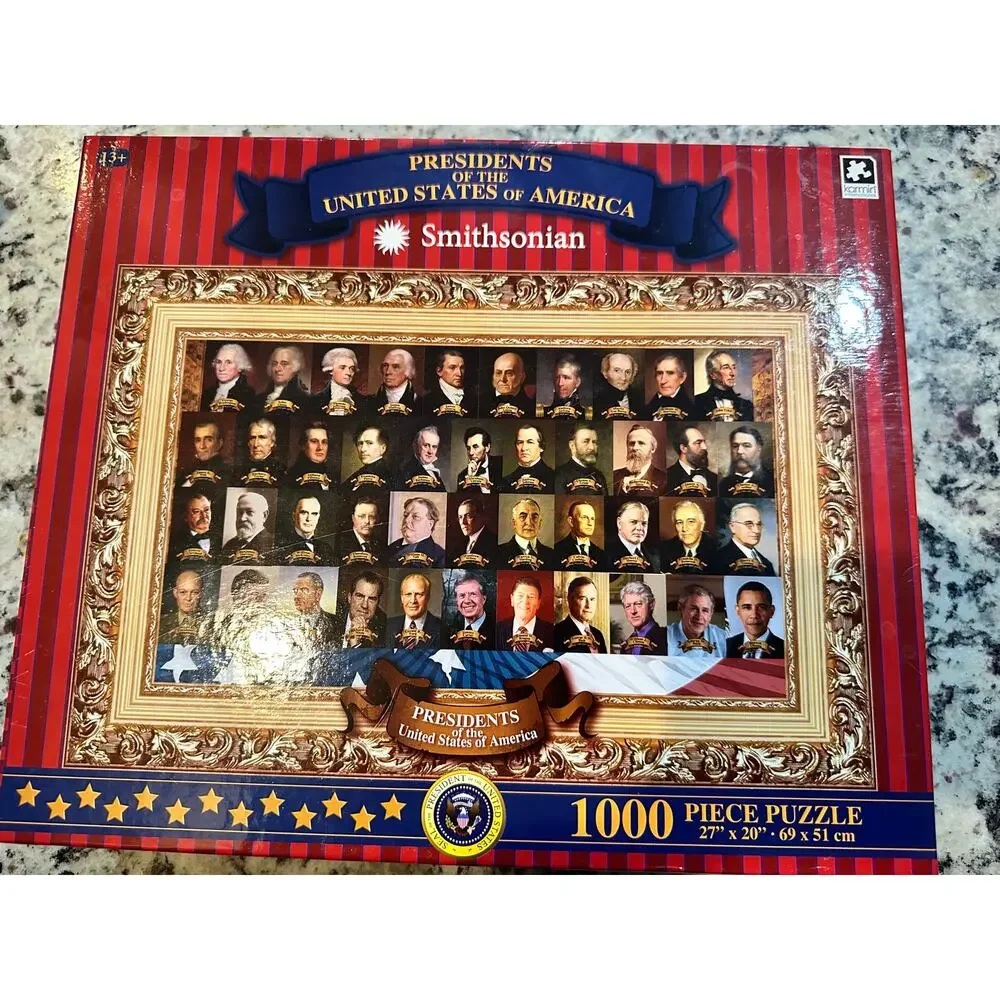 new/sealed: Presidents of the United States 1000 piece Jigsaw puzzle Smithsonian